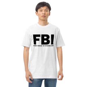 FBI - Men’s premium heavyweight tee