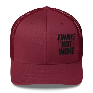 Awake Not Woke - Trucker Cap