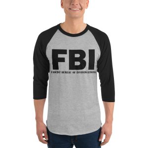 FBI - 3/4 sleeve raglan shirt