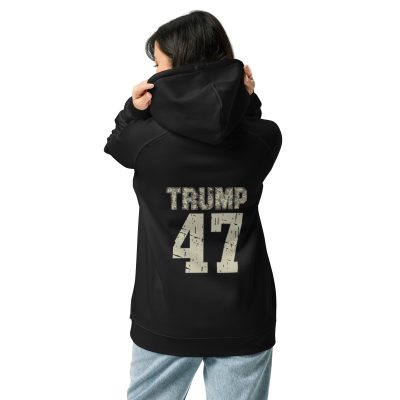 Trump 47 Double Sided - Unisex eco raglan hoodie