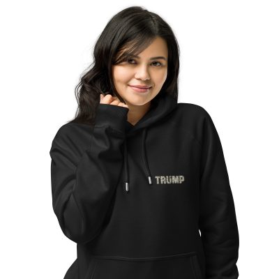 Trump 47 Double Sided - Unisex eco raglan hoodie - Image 2