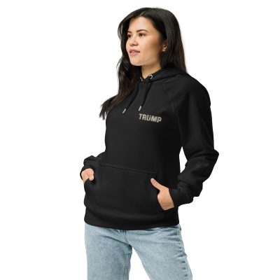 Trump 47 Double Sided - Unisex eco raglan hoodie - Image 3