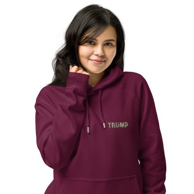 Trump 47 Double Sided - Unisex eco raglan hoodie - Image 4