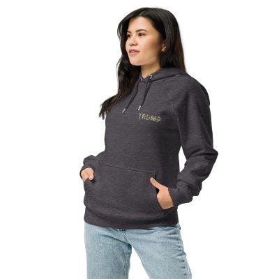 Trump 47 Double Sided - Unisex eco raglan hoodie - Image 8