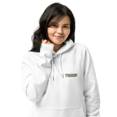 Trump 47 Double Sided - Unisex eco raglan hoodie - Image 10