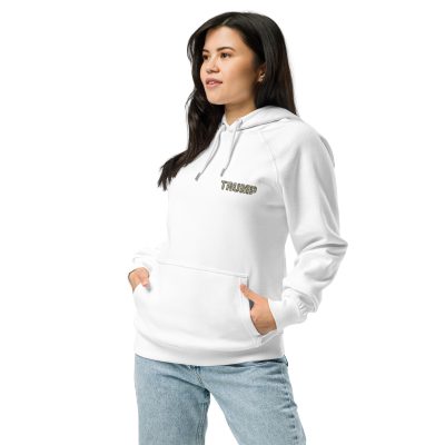 Trump 47 Double Sided - Unisex eco raglan hoodie - Image 11