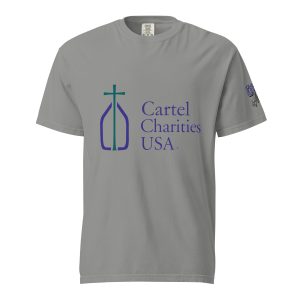 Cartel Charities USA - Unisex garment-dyed heavyweight t-shirt