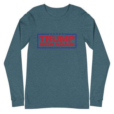 Trump Won Again Unisex Long Sleeve Tee - Image 13