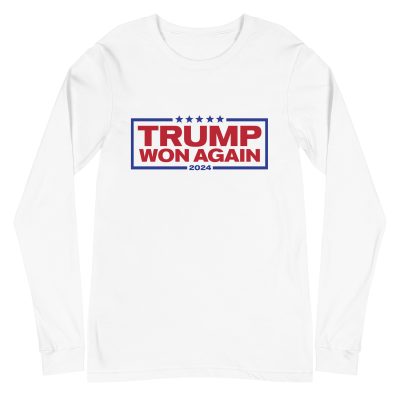 Trump Won Again Unisex Long Sleeve Tee - Image 16