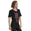 Support Real Women - Unisex Short Sleeve V-Neck T-Shirt - Image 3