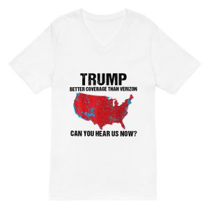 Can You Hear Us Now - Unisex Short Sleeve V-Neck T-Shirt