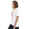 Support Real Women - Unisex Short Sleeve V-Neck T-Shirt - Image 5