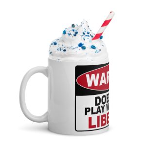 Does Not Play Well - White glossy mug