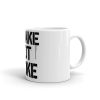 Awake Not Woke - White glossy mug - Image 2