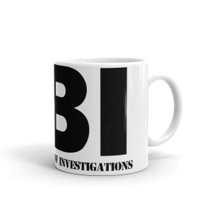 FBI - White glossy mug