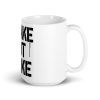 Awake Not Woke - White glossy mug - Image 4