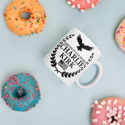 Forever In Our Hearts - White glossy mug - Image 4