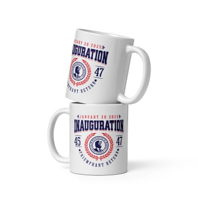 Inauguration - White glossy mug - Image 2