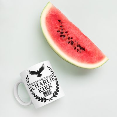 Forever In Our Hearts - White glossy mug - Image 6
