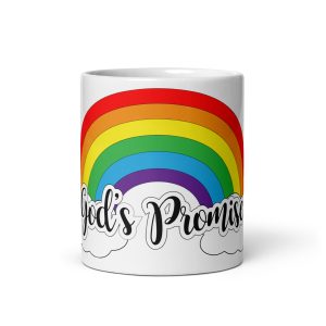 Gods Promise - White glossy mug