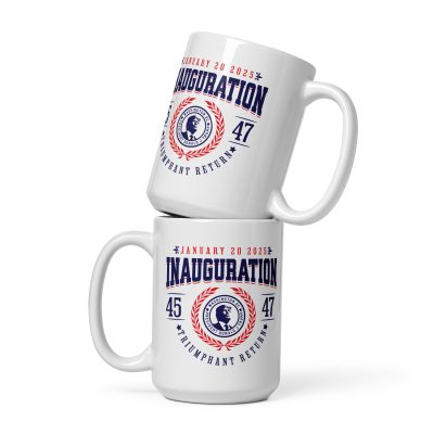 Inauguration - White glossy mug - Image 3