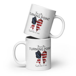 Turning Point - White glossy mug