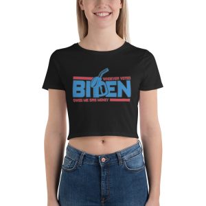 Biden Gas Money - Women’s Crop Tee
