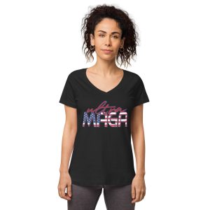 Ultra - Maga - Women’s fitted v-neck t-shirt