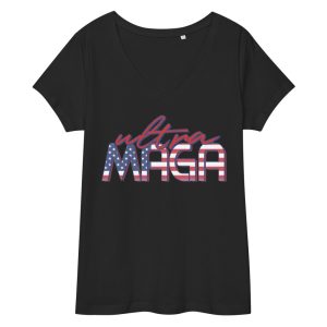 Ultra - Maga - Women’s fitted v-neck t-shirt