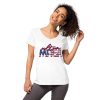Ultra - Maga - Women’s fitted v-neck t-shirt - Image 14