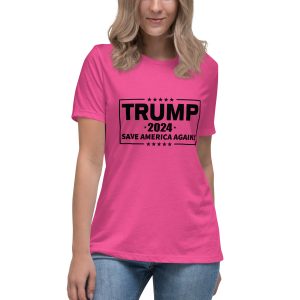 Trump 2024 Save America Again - Women's Relaxed T-Shirt