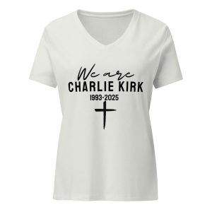 We Are All Chalie Kirk - Women’s relaxed v-neck t-shirt