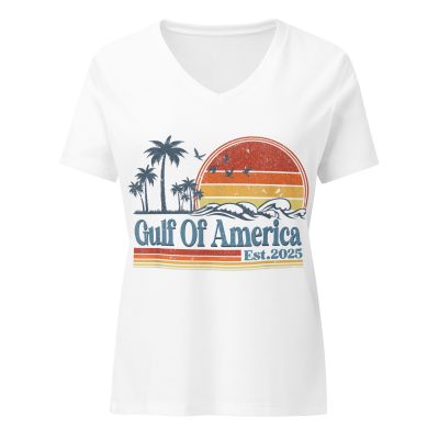 GOA - Women’s relaxed v-neck t-shirt - Image 5